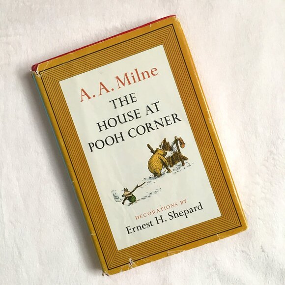 1961 Reprint 'The House At Pooh Corner' Cloth Cover By A.A. Milne - Picture 1 of 10